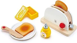 Hape Pop-Up Toaster Set | Kitchen Pretend Play Toy Set With Breakfast Accessories For Kids