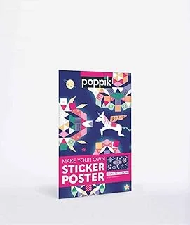 Poppik Arts And Crafts Sticker Poster Constellation For Kids Ages 7+ Years