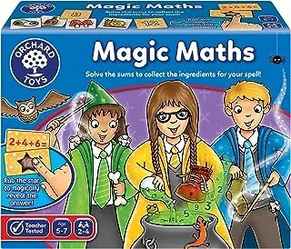 لعبة Orchard Toys Magic Maths ، Magic Ink تكشف الإجابة ، لعبة الرياضيات التعليمية ، ممارسة الجمع والطرح ، ألعاب الرياضيات للأعمار من 5 إلى 7 سنوات