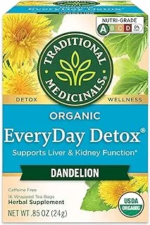 Traditional Medicinal Everyday Detox Dandelion, 16 Teabags