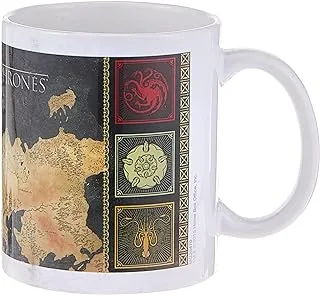 Pyramid International Game Of Thrones Map Ceramic Mug, Multi-Colour, 11 Oz/315 Ml, Mg23470