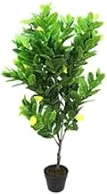 Dubai Garden Centre Artificial Lemon Tree, 130 cm Height, Green/Yellow