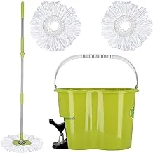 Royalford Spin Easy Mop Bucket Pedel Green