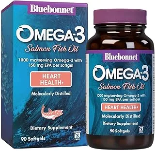 Blue Bonnet Omega-3 Salmon Oil 1000 Mg Softgel Capsules