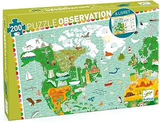 Djeco Monuments Of The World Observation Puzzle 200-Pieces