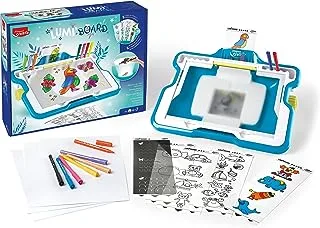 Maped Creativ Lumi Board - Light Up Drawing And Tracing Board,Assorted,63 Piece Set,907021