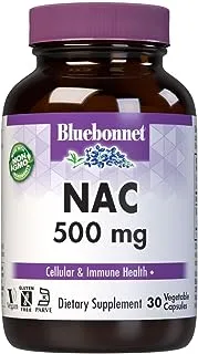 Blue Bonnet Nac 500 Mg Vegetable Capsules, 30 Ct