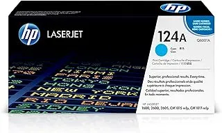 Hp 124A Hewlett Packard Original Laserjet Colour Sphere Toner Cartridge, Cyan - Q6001A