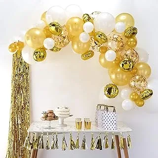 Ginger Ray Balloon Arch Kit 70-Pieces, Gold