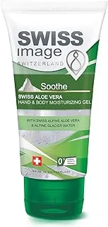 Swiss Image Aloe Hand & Body Moisturizing Gel with Swiss Alpine Aloevera & Alpine Glacier Water 75 ml | Instant Hydration, Boost Skin Moisture level For Daly Use, All Skin Type