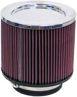 K&N Universal Clamp-On Air Filter: High Performance, Premium, Washable, Replacement Engine Filter: Flange Diameter: 3 In, Filter Height: 6 In, Flange Length: 1 In, Shape: Round, RD-1300