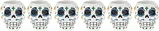 Beistle 00932 6-Piece Day Of The Dead Male Tea Light Holder