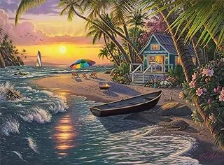 Buffalo Games - Kim Norlien - Sunset Beach - 1000 Piece Puzzle with Hidden Images