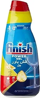 Finish Lemon Sparkle All In One Max Dishwasher Concentrated Gel, Shine & Protect With Glass Protect Action, 1L