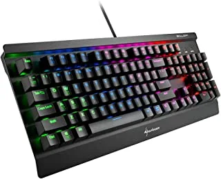 Sharkoon Skiller Sgk3 Bl Sharkoon Skiller Mech Sgk3 Illuminated Gaming Keyboard - Blue Switches- Skiller Sgk3 Bl