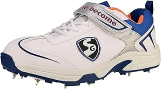 Xtreme 5.0 WHT/R.Blue/Orange NO.8 Cricket Shoes 8 (WHT/R.Blue/Orange) MULTI COLOUR, SG01CR160986