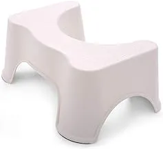 Footstools Stools Ottomans Pouffes Household Thick Plastic Stool Potty Toilet Ottoman Foot Stool Adult Child Booster ZHAOYONGLI (Color : Creamy-white)