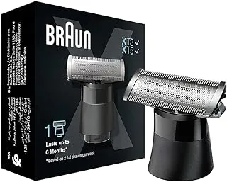 شفرة استبدال Braun Series X - Xt10 - شفرات رباعية الأبعاد ، أسود