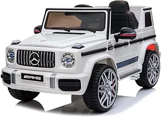 Megastar - Ride On Mercedes G55, White, Bbh-0003 - W