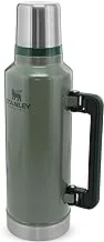 Stanley Classic Legendary Bottle 1.9L / 2.0QT Hammertone Green – BPA FREE Stainless Steel Thermos | Hot for 45 Hours | Leakproof Lid Doubles as Cup | Dishwasher Safe