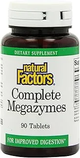 Natural Factors Complete Megazymes 90 Tablets