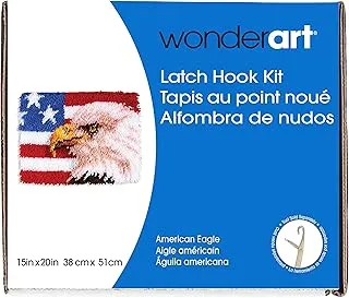 Wonderart Latch Hook Kit American Eagle 15 x 20 426148