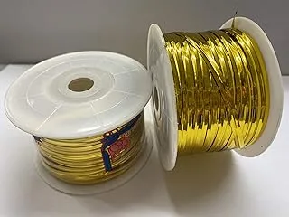 PARTY TIME - Gold Long Wire Twist Ties Rolls, with Iron (100 meters)