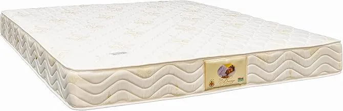 Raha Mattress, King, 200cmx200cmx20cm, Spring Mattress, Beige, Masbe200200