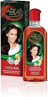 Dabur Amla Natural Cooling Oil | Enriched with and Mint For Instant Relief From Heat & Stress Boost Hair Growth - 200ml