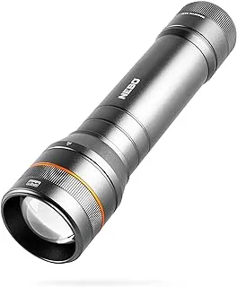 Nebo Newton 1000 Lumens | Black Led Waterproof Flashlight | Aa Battery Powered With Magnetic Base