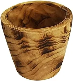 Dubai Garden Centre Sherwood Deco Pot Wood Planter, 26 cm Diameter x 22 cm Height