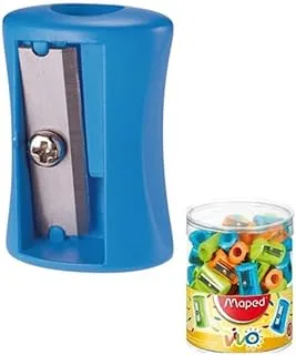 Maped 1-Hole Plastic Sharpener, Assorted