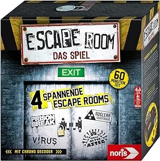 Noris Spiele 606101546 Escape Room Includes 4 Adventures and a Chrono Decoder