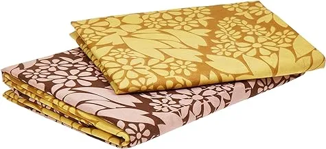 Swayam Sparkle Collection - Sbs 1 Flat Sheet, Single, Multi-Colour, Sf-11034