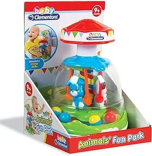 Clementoni Baby Animals Fun Park Spinner, Multi-Colour, 17193