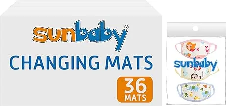 SunBaby Disposable Changing mats- 36pcs with 3pcs Kids masks