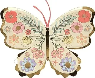 Meri Meri Floral Butterfly Paper Plates 8 Pieces