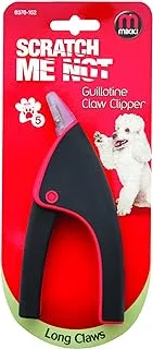 Mikki Dog, Cat Claw Clipper, Trim, Scissor For Grooming - Guillotine Nail Clipper For Puppy, Kitten, Clear