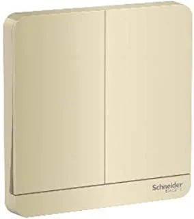 Schneider Electric AvatarOn, 2 Gang, Two Way Switch, 16AX 250V, Wine Gold, E8332L2_WG