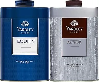 Yardley London Twin Talc Men- (2 X 250 Gm)Equity + Arthur