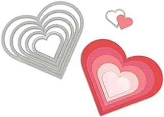 Sizzix Framelits Die Set 6 / Pk - قلوب