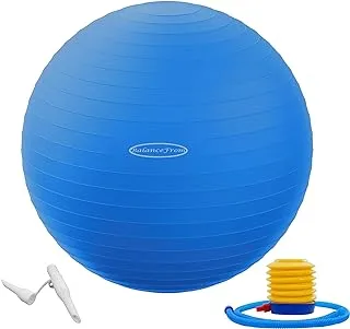 BalanceFrom Anti-Burst and Slip Resistant Exercise Ball Yoga Ball Fitness Ball Birthing Ball with Quick Pump, 2,000-Pound Capacity