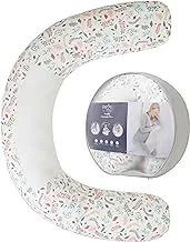 Purflo Breathe Pregnancy Pillow, Revolutionary Fully Breathable Maternity Pillow With Luxurious Soft Jersey Cover, Use as Body Leg Nursing & Tummy Time Botanical