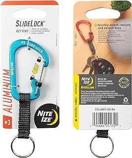 Nite Ize SlideLock Key Ring - Aluminum SlideLock Key Ring