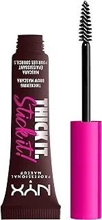 NYX PROFESSIONAL MAKEUP Thick It. Stick It! Brow Mascara, Tints & Thickens With 16Hr Wear, Espresso