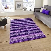 Story at Home Accent Collection Carpet, AC1404, Polyester, Purple, 91 x 152 cm