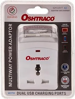 Oshtraco Multiway Power Adaptor With Dual Usb Charging Ports