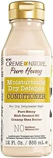 Creme Of Nature Pure Honey Conditioner 12 Ounce (Dry Defense) (355ml) (6 Pack)