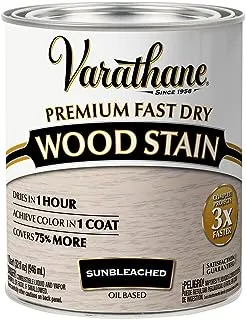 Rust-Oleum Varathane 262011 Premium Fast Dry Wood Stain, 32 Oz, Sunbleached