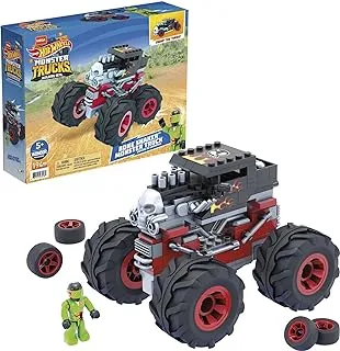 MEGA Hot Wheels 16 Bone Shaker building set with 90 pieces